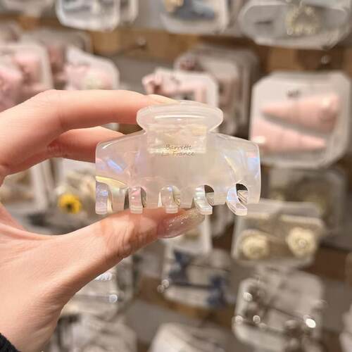 4.1韩国东大门the queen醋酸法造贝母光泽小抓夹半抓发抓