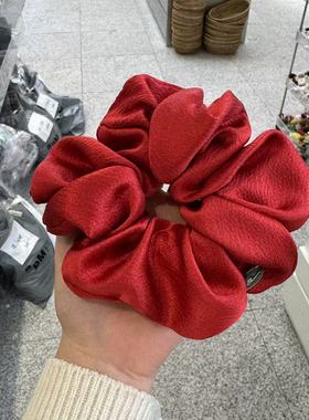 12.14韩国东大门reina发饰简约小号缎光气质大肠发圈