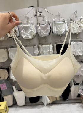 4.13韩国东大门flora纯色粉底液吊带内衣