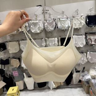 4.13韩国东大门flora纯色粉底液吊带内衣