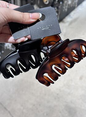 9.13韩国nyunyu发饰高级感简约复古抓夹龙骨发抓