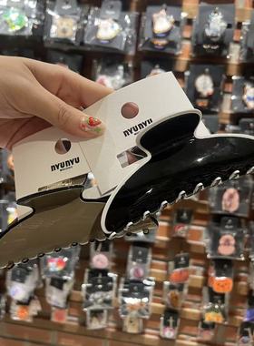 9.12韩国nyunyu发饰简约法式复古贝壳抓夹鲨鱼夹