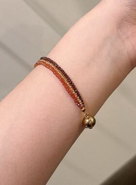 4.14韩国东大门baket彩色串磁吸扣手链