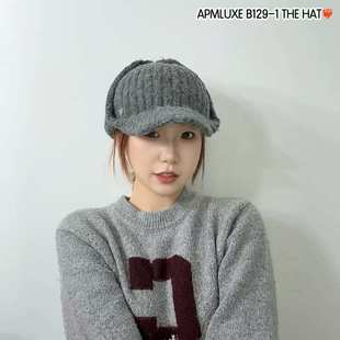 11.27韩国东大门the 针织飞行帽 hat二号店秋冬新款