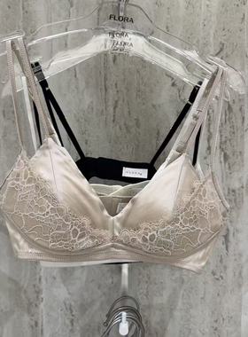 12.25韩国东大门flora秋冬蕾丝舒适真丝100内衣背心