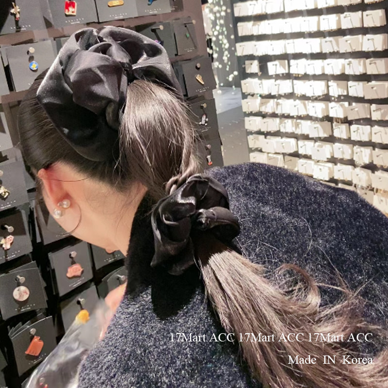 3.7韩国nyunyu发饰亮面光泽大肠发圈