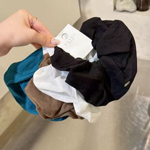 5.31韩国东大门baket发饰布艺简约森系大肠发圈低马尾