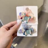 1.10韩国东大门baket发饰网纱蝴蝶结小飞马手工可爱鸭嘴夹