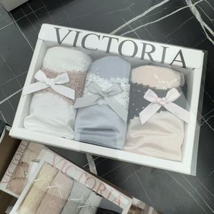 12.11韩国东大门victoria花边蝴蝶结薄蕾丝内裤 套组