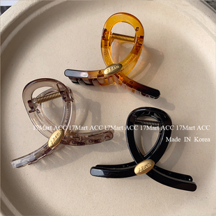 韩国金标8cm抓夹女秋冬新款高级感气质鲨鱼夹后脑勺发夹子头饰