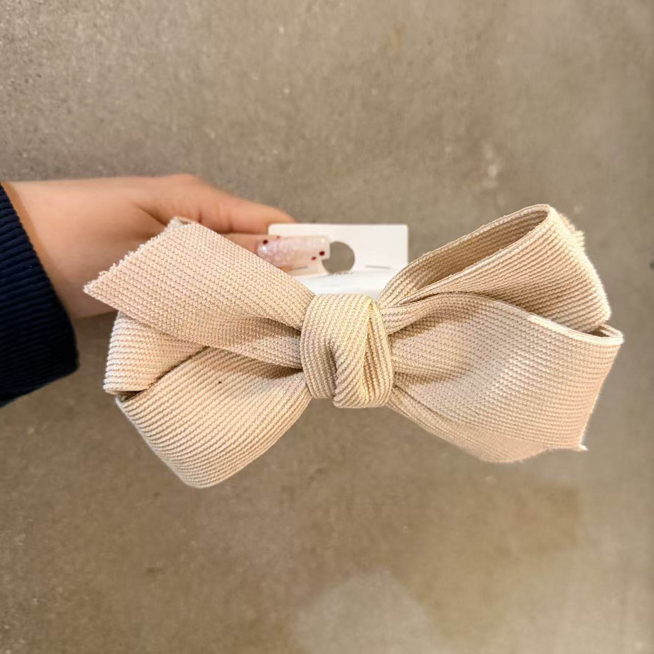 12.19韩国东大门nyunyu发饰灯芯绒复古条绒蝴蝶结香蕉夹,饰品/流行首饰/时尚饰品新,发饰,淘宝优惠券,粉丝福利购,淘宝优惠卷