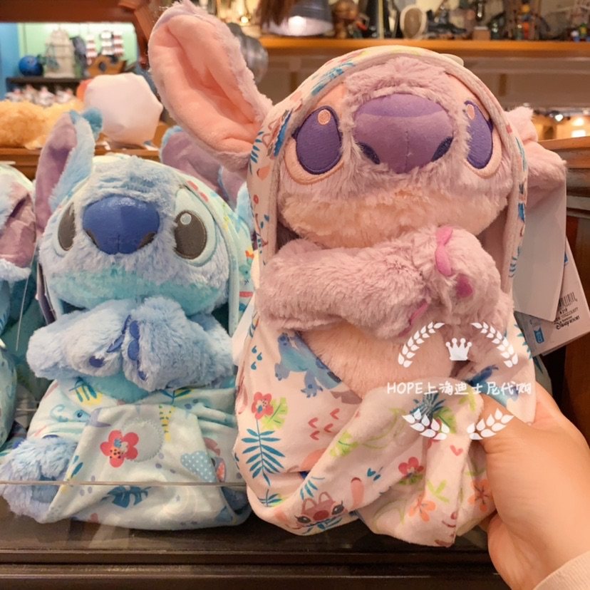 Hope上海迪士尼代购  宝贝系列史迪仔安琪维尼伊尔玩偶公仔礼物