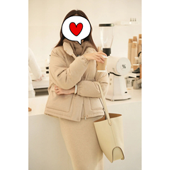 Juicefish国货之光！帅气西装风格丝驼绒90白鹅绒加厚羽绒服外套