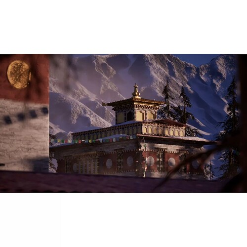 UE5.5亚洲雪山西藏寺庙宇修道院Asian Monastery Refuge