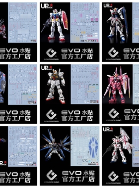 EVO RG系列 1:144  78 扎古 独角兽 神 脉冲  强袭自由 EVA 水贴