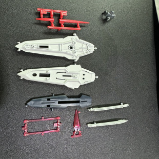 万代 HG 243 飞升自由高达杀肉 武器装备 盾 枪 零件 补件