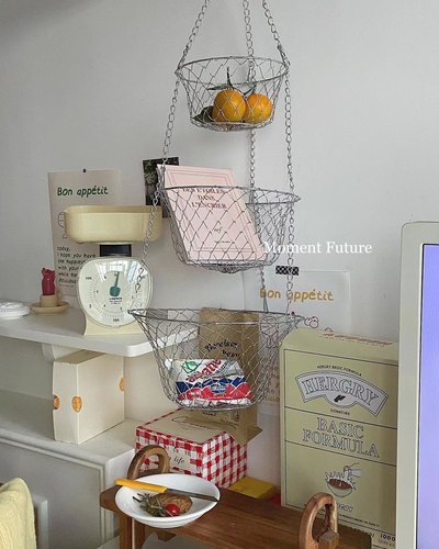 厨房卧室日式简约水果挂篮