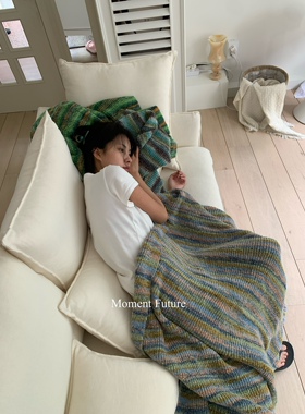 Moment Future法式复古毛毯空调沙发毯子柔暖属实亲肤多色装饰布