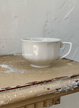 Moment Future复古白色陶瓷咖啡杯简约ins下午茶咖啡马克杯茶杯