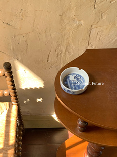 Moment Future复古青花陶瓷创意个性烟灰缸小号客厅办公室中式