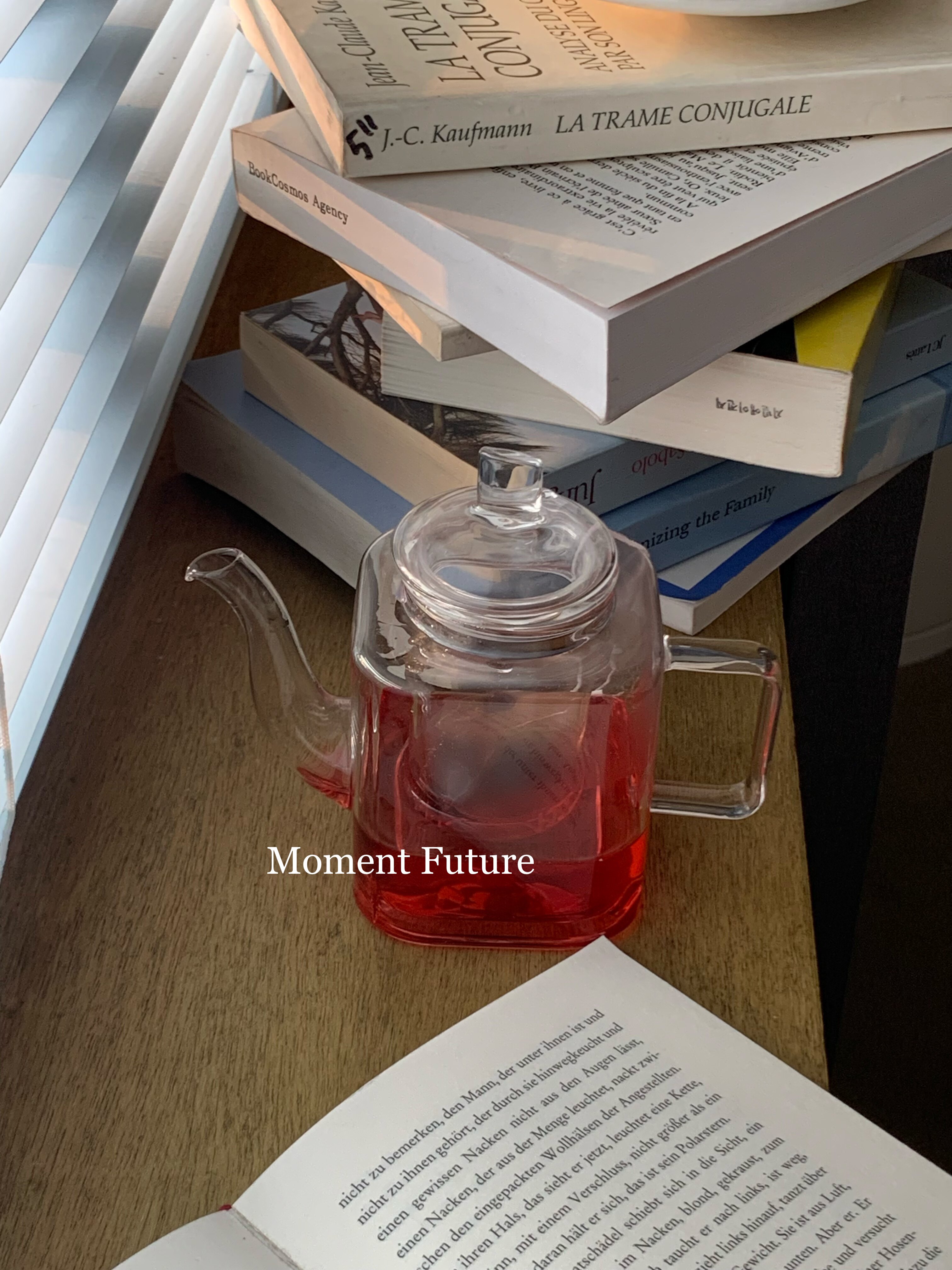 Moment Future现代简约透明玻璃茶壶茶具杯子小摆件高硼硅高温耐