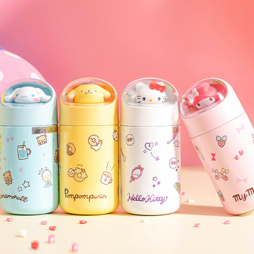 名创优品miniso三丽鸥公仔保温杯