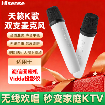 无线麦克风适用海信Vidda投影仪