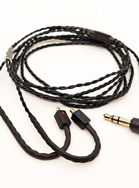 通用 SE215 SE535 SE846 N1AP N3AP MMCX N40 UE900S 黑色耳机线