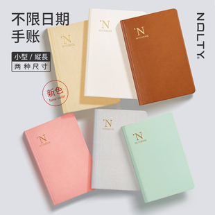 NOLTY能率2025年新品自填日期MEMO方格手帐本小型便携笔记本1191