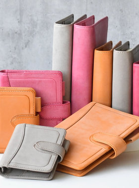 Davinci达芬奇roroma限定粉黄银冰川灰松霜绿M5A7A6牛皮活页手账