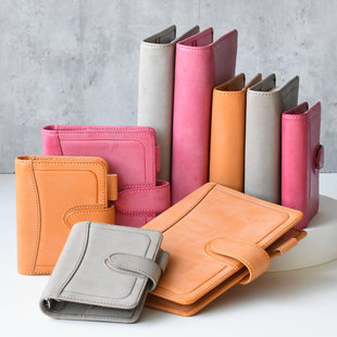 Davinci达芬奇roroma限定粉黄银冰川灰松霜绿M5A7A6牛皮活页手账