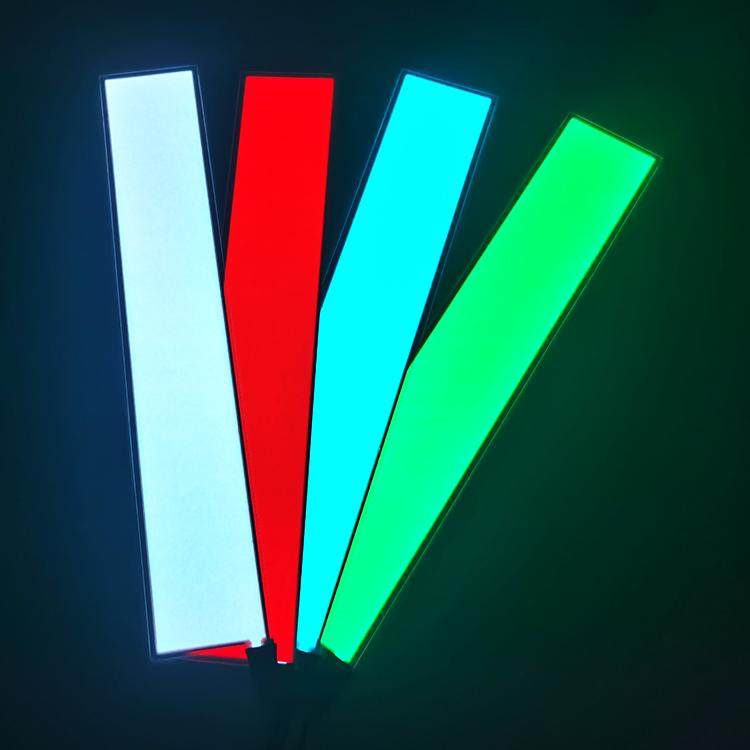 el冷光片可剪冷光灯12v透明超薄冷光板定制发光片模型灯装饰灯片