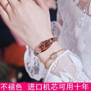 新款 女表機械 女士手表鎢鋼手鏈防水夜光女生表潮流全自動時尚 正品