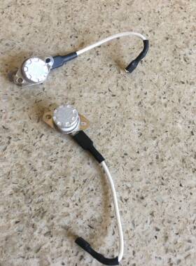 东菱电蒸锅原厂配KSD303陶瓷温控器 突跳式温度开关125度13A250V