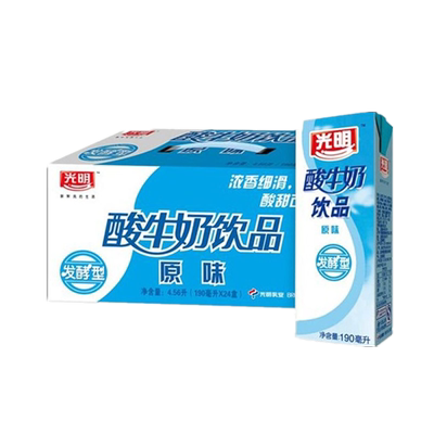 光明原味酸牛奶益生菌发酵常温奶