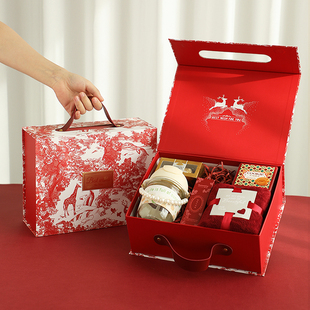 结婚伴手礼女伴娘礼盒高级感婚礼订婚实用礼物包装盒子送宾客套装