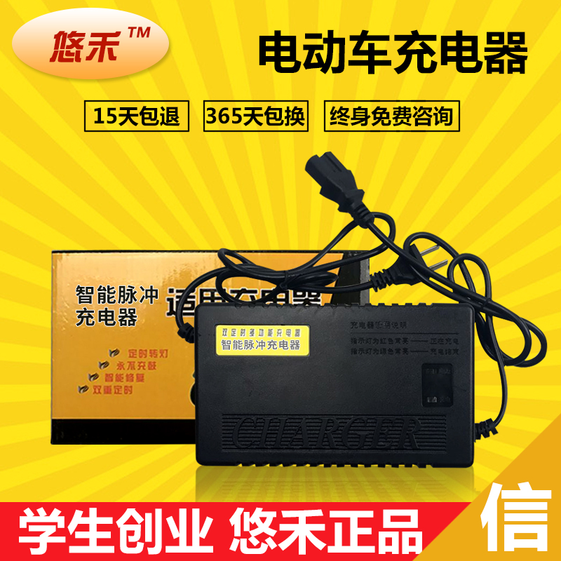 24伏电动车电瓶车充电器24V12AH20安30A50A轮椅车.玩具车.小海豚