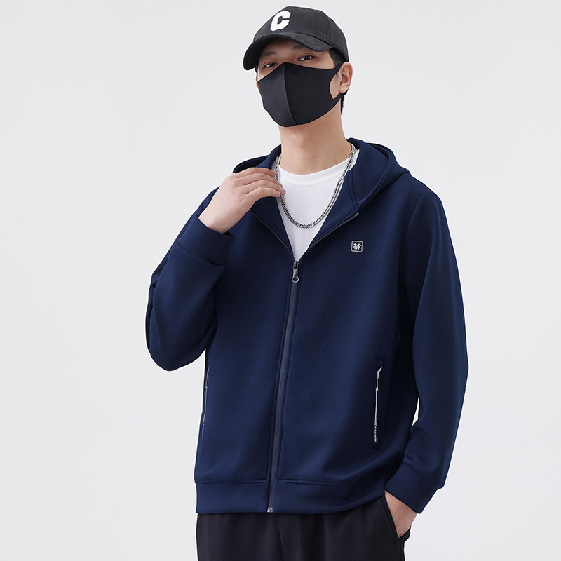 中老年人男士春秋季休闲莫代尔外运动茄克/外套