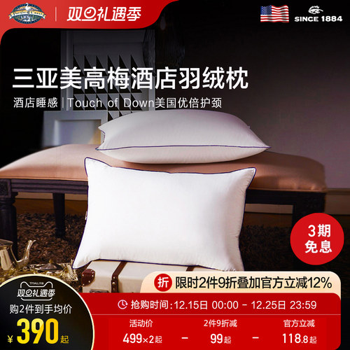 派赛菲特五星级羽绒枕头单人
