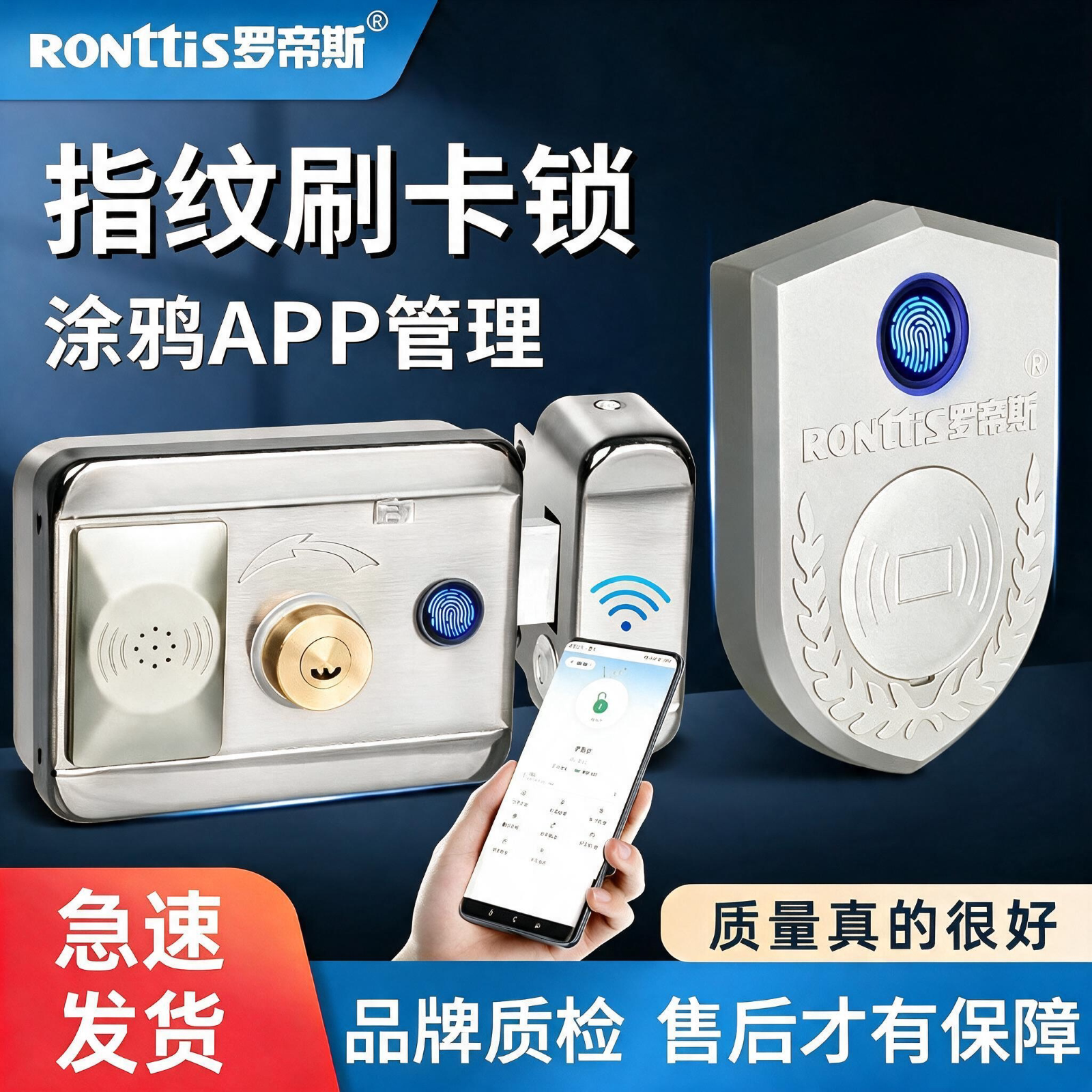 罗帝斯铁门老式智能刷卡电控锁