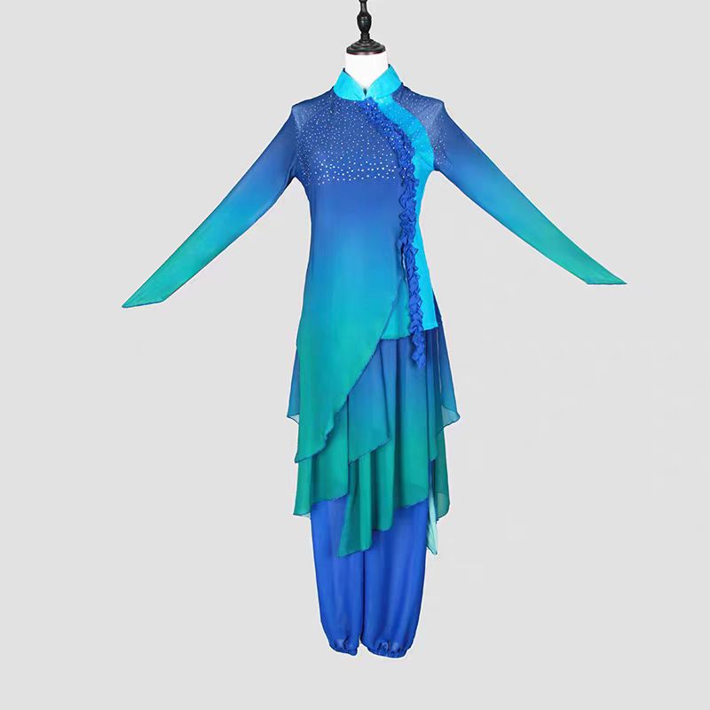 舞蹈服装一条大河演出服