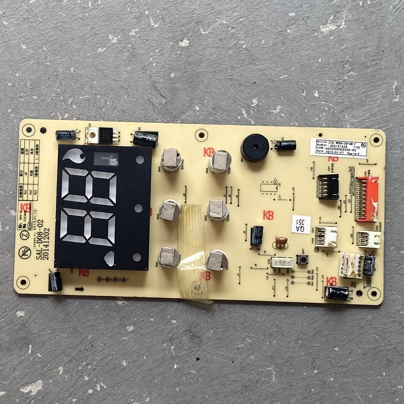 原装志高显示板SAL-D08-02控制