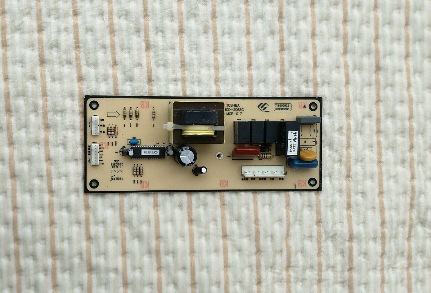 东芝 冰箱 BCD-198SC 显示板 操作板 控制面板 BCD-208SC DSB-017