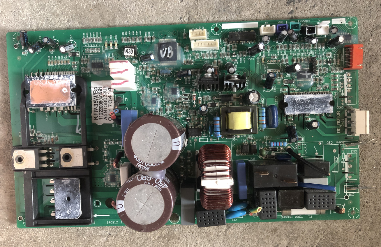 奥克斯空调电脑主板KFR-35W/BPVMA ASN108D32UF SX-W-NEC1D-V3