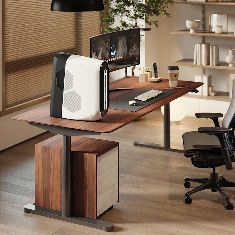 T6max黑胡桃原木智能电动升降桌现代推荐电脑桌办公健康学习书桌,住宅家具,电动升降桌,淘宝优惠券,粉丝福利购,淘宝优惠卷