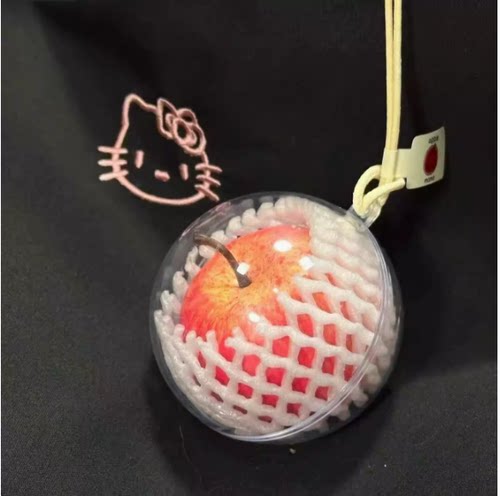 【下单立减50】苹果挂件创意可爱小众手工编织平安果钥匙扣链Y23