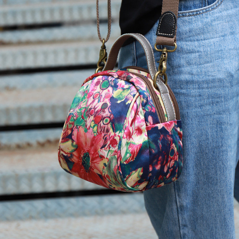 2026网红贝壳包休闲布艺双夹层迷你手提小斜挎个性撞色潮款单肩包,箱包皮具/热销女包/男包,通用款女包,淘宝优惠券,粉丝福利购,淘宝优惠卷