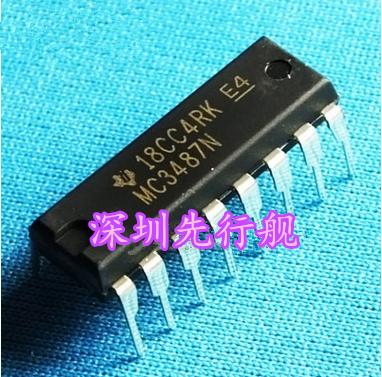MC3487N 德洲 DIP-16  422驱动IC 全新进口 原装现货MC3487