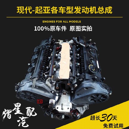 现代特拉卡3.5索兰托起亚途胜圣达菲2.7嘉华2.5酷派2.0T发动机