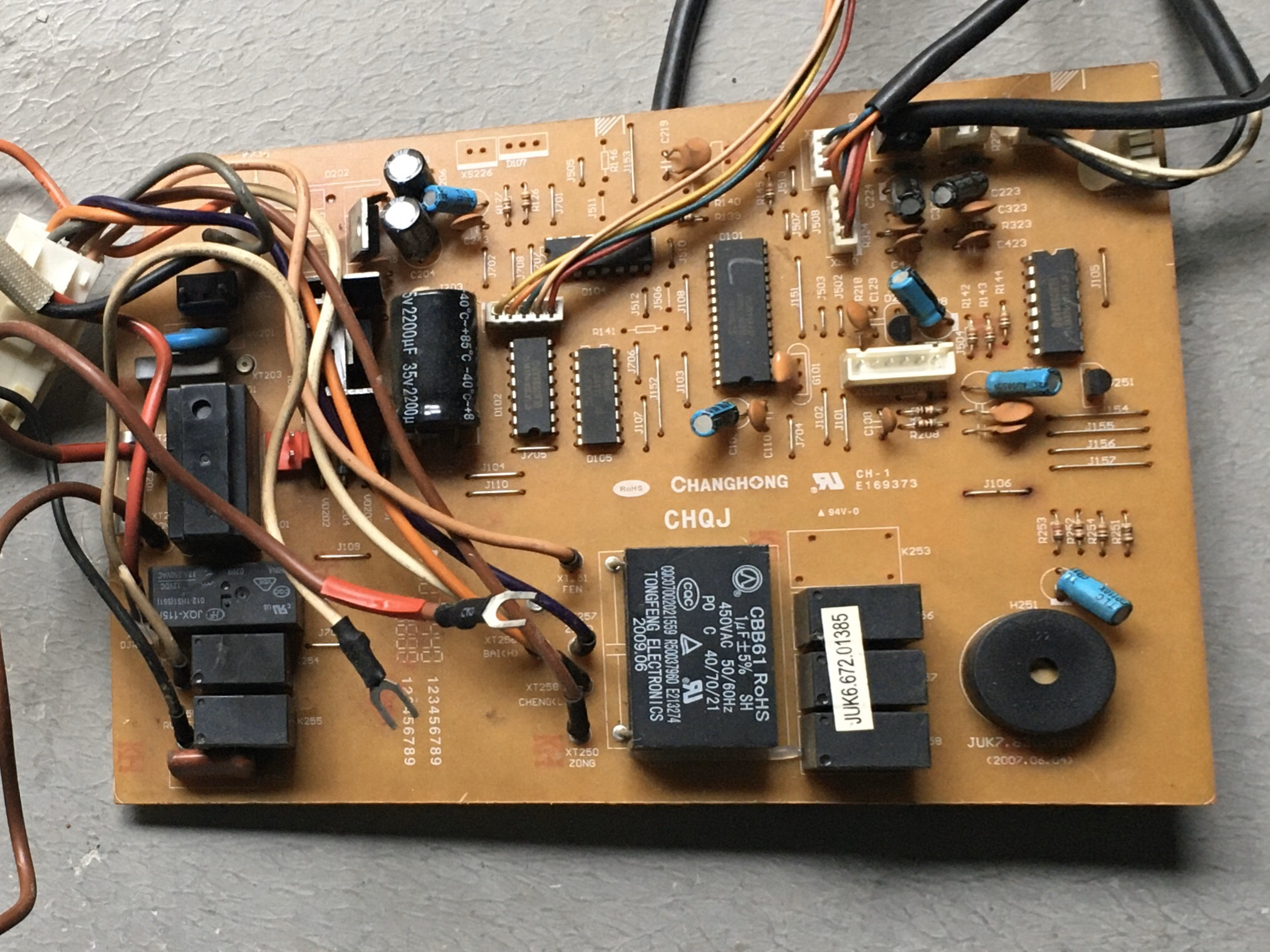 配件原装长虹空调电脑板juk6.672.01385 juk7.820.457